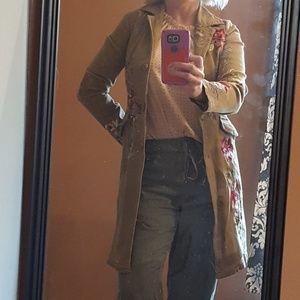 DB Sport Paparazzi embroidered duster coat